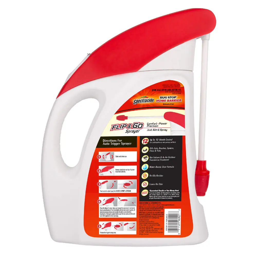 Bug Stop® Home Barrier with Flip & Go™ Sprayer (Ready-to-Use), 64 oz back