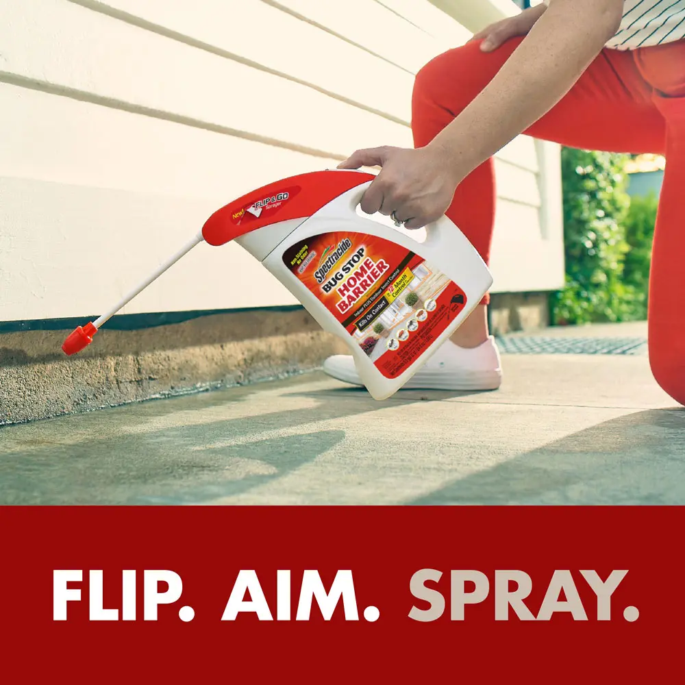 Flip. Aim. Spray.