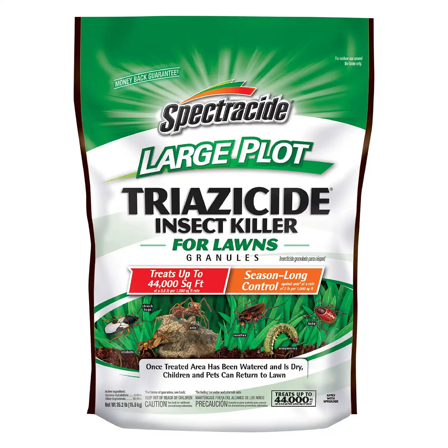 Triazicide® Insect Killer for Lawns Large Plot Granules Front Render