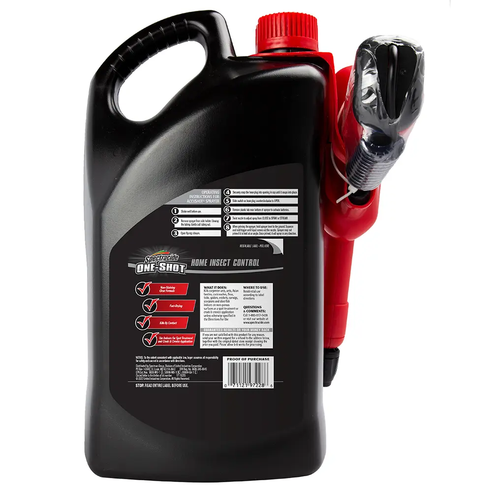 One-Shot® Home Insect Control - 1 gal (AccuShot® Sprayer) back