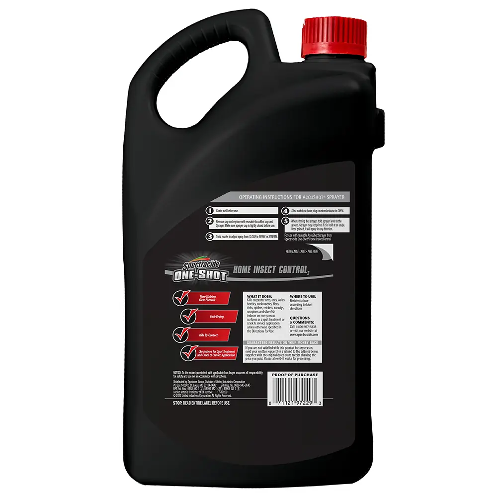 One-Shot® Home Insect Control - 1 gal (AccuShot® Refill) back