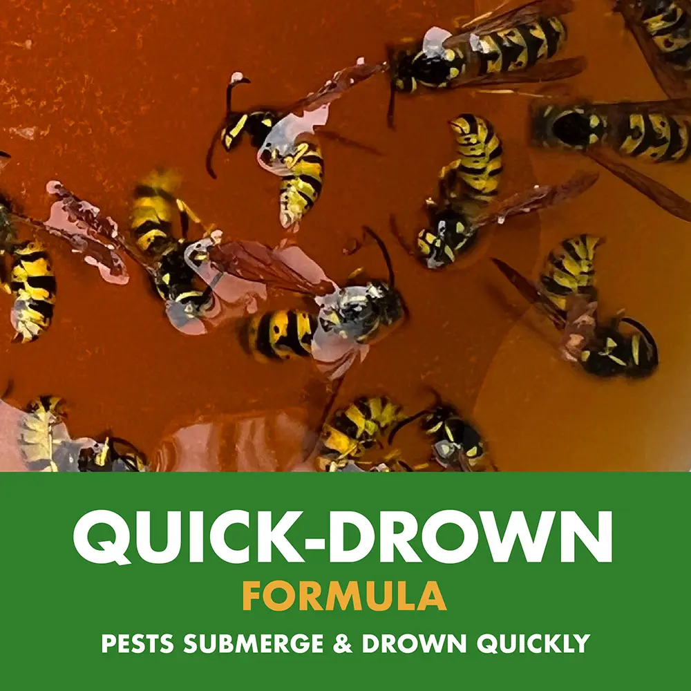 Quick-Drown Formula: Pests Submerge and Drown Quickly