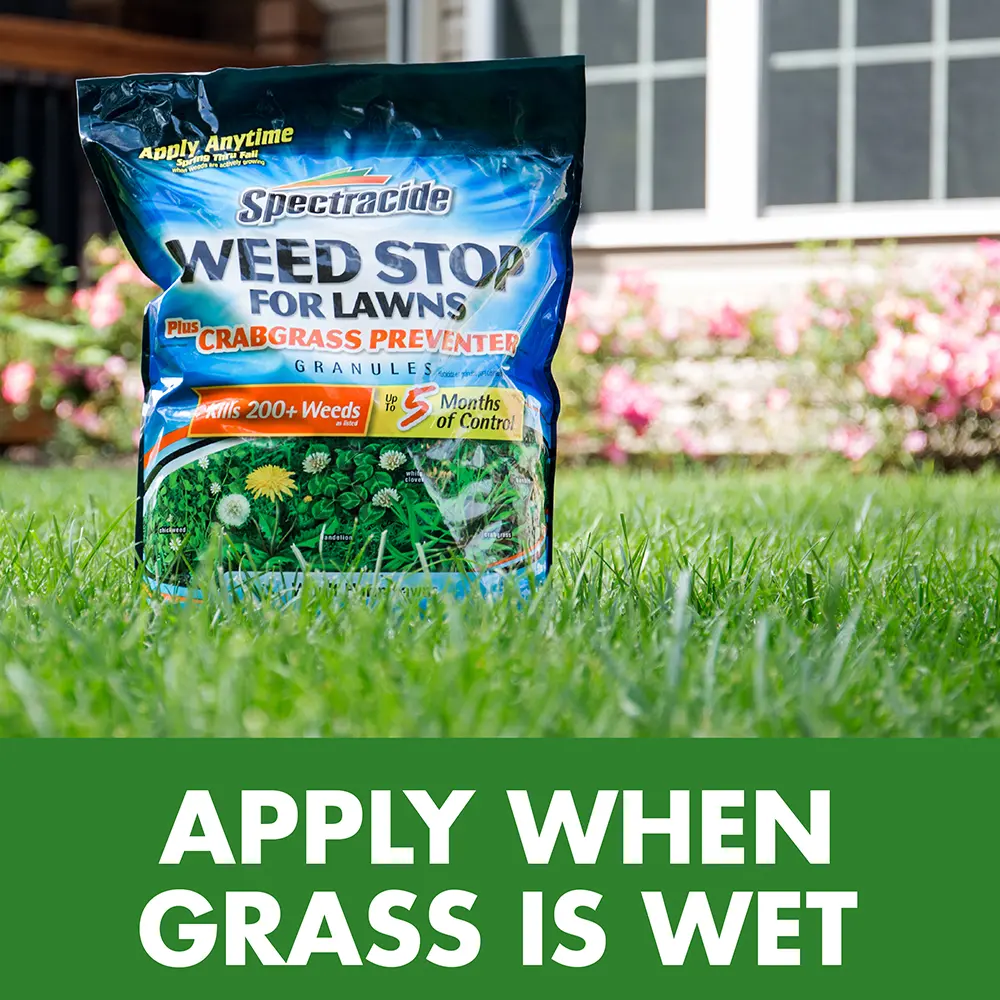 Apply When Grass is Wet