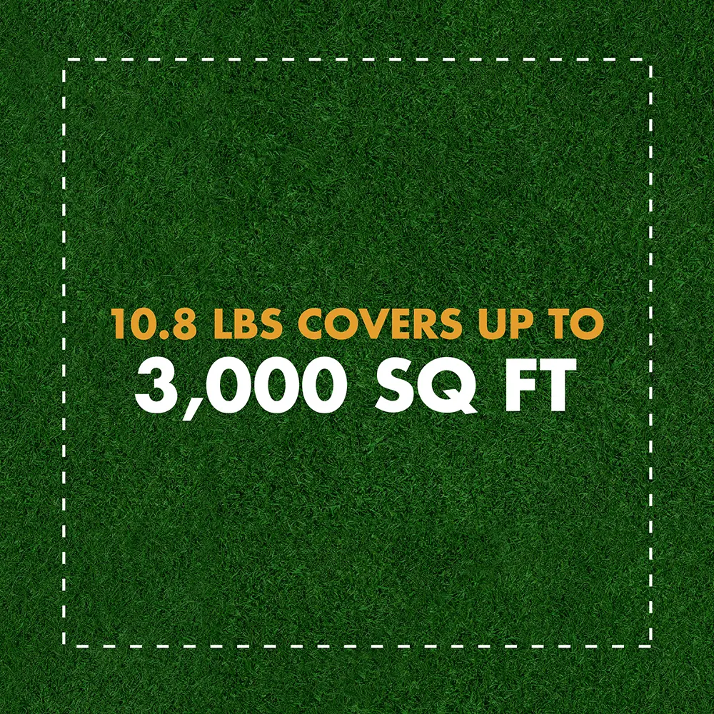 10.8 lbs covers up to 3,000 sq ft