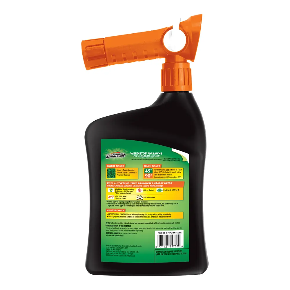 Weed Stop® For Lawns Plus Crabgrass Killer Concentrate Ready-to-Spray 32 oz back