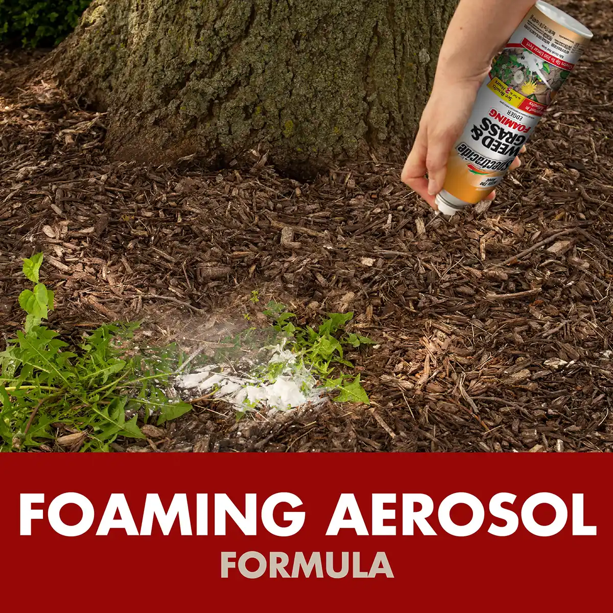 HG-96182 Weed & Grass Foaming Edger, 17 oz - Foaming Aerosol Formula