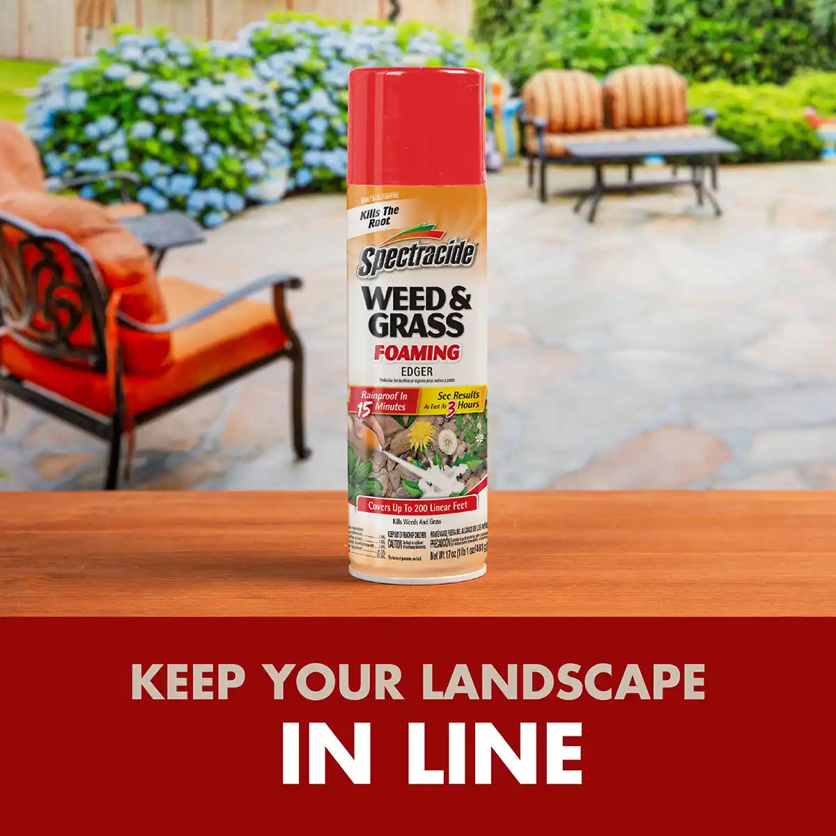 HG-96182 Weed & Grass Foaming Edger, 17 oz - Keep Your Landscape in Line