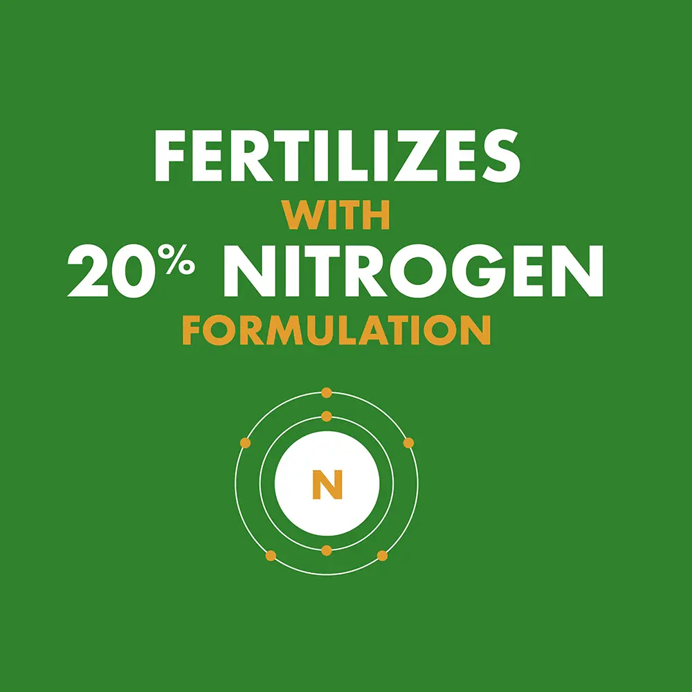 Fertilizes with 20% nitrogen formulation