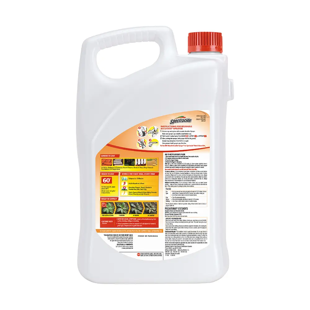 Weed and Grass Killer Refill for AccuShot 1.33 Gallons back