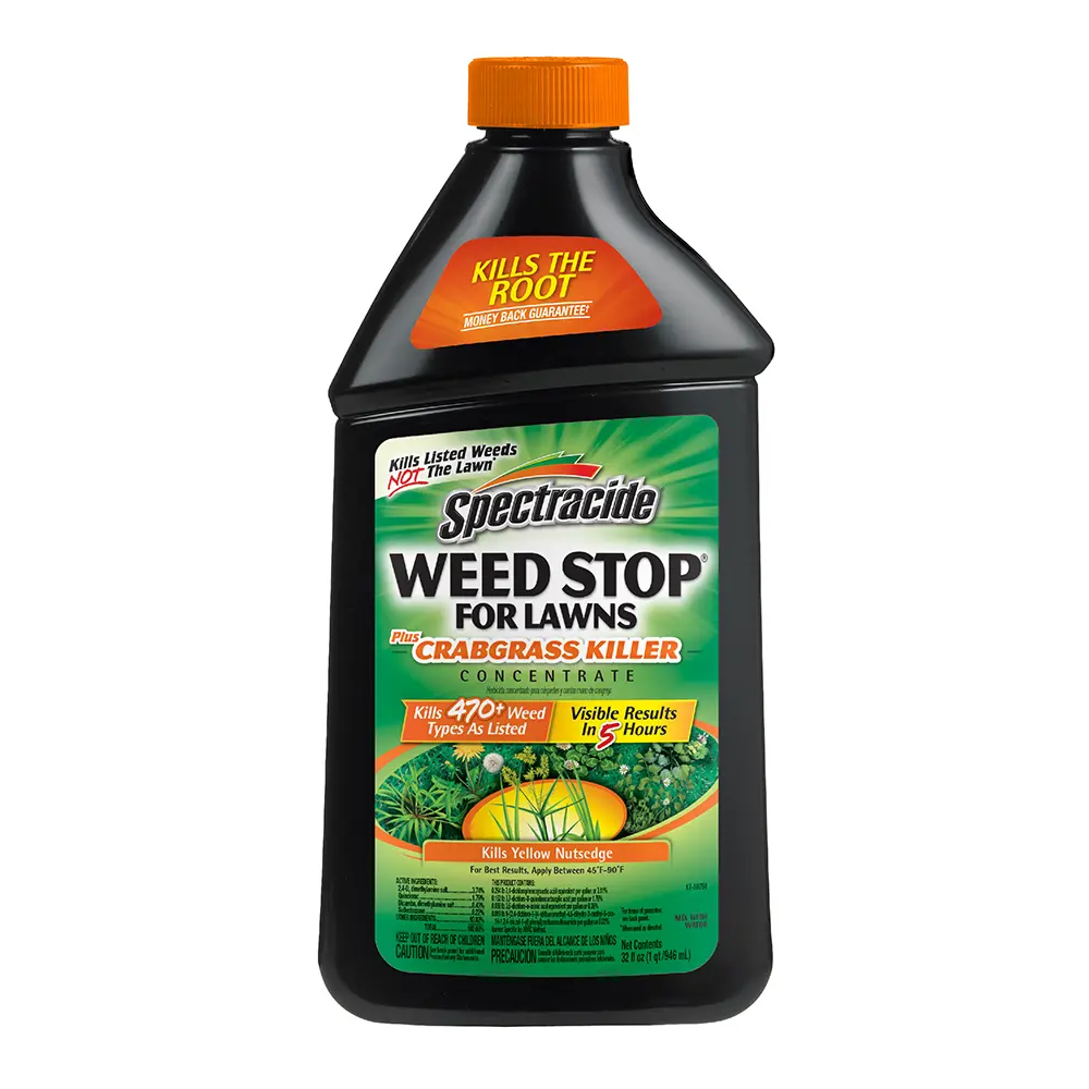 Weed Stop® For Lawns Plus Crabgrass Killer Concentrate 32 oz front 