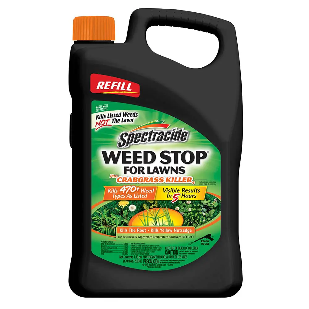 Weed Stop® for Lawns Plus Crabgrass Killer4 AccuShot® Refill 1.33 gal front