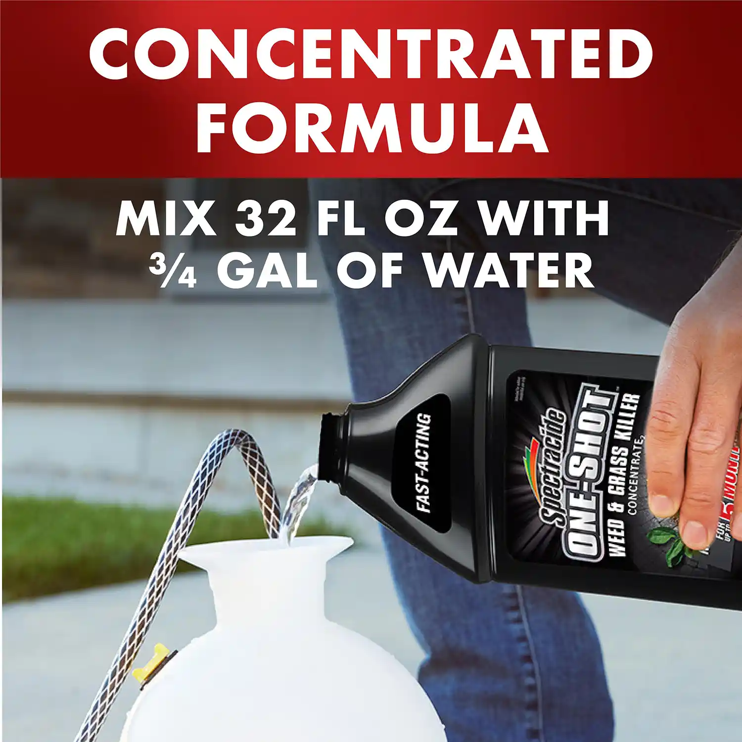 One-Shot® Weed & Grass Killer Concentrate2 32 fl oz - Concentrated Formula