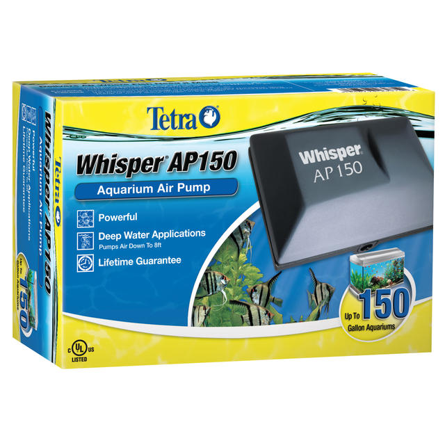 Tetra 26075 Whisper Deep Water Air Pump AP150 Front