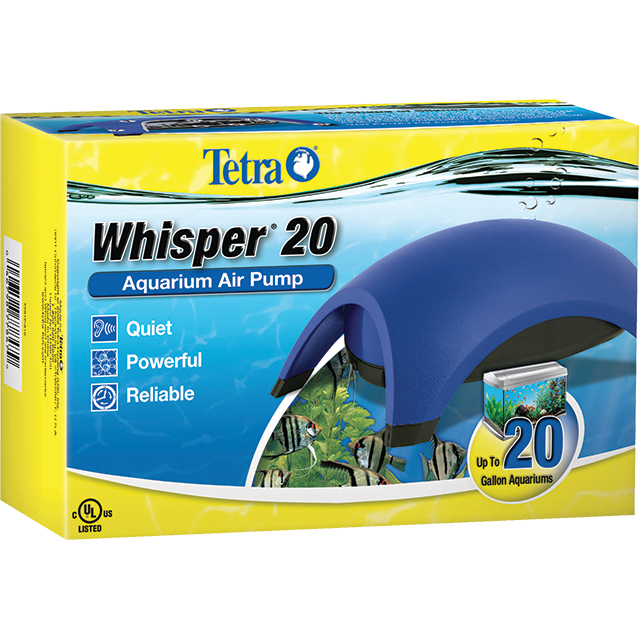 Tetra 77847 Whisper 20 Aquarium Air Pump Front