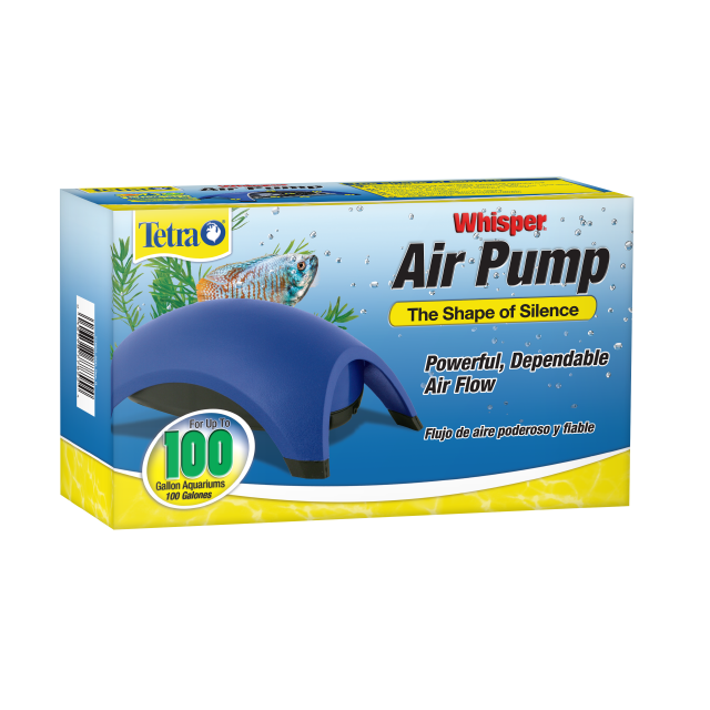 Tetra 77855 Whisper 100 Aquarium Air Pump (non-UL) Front