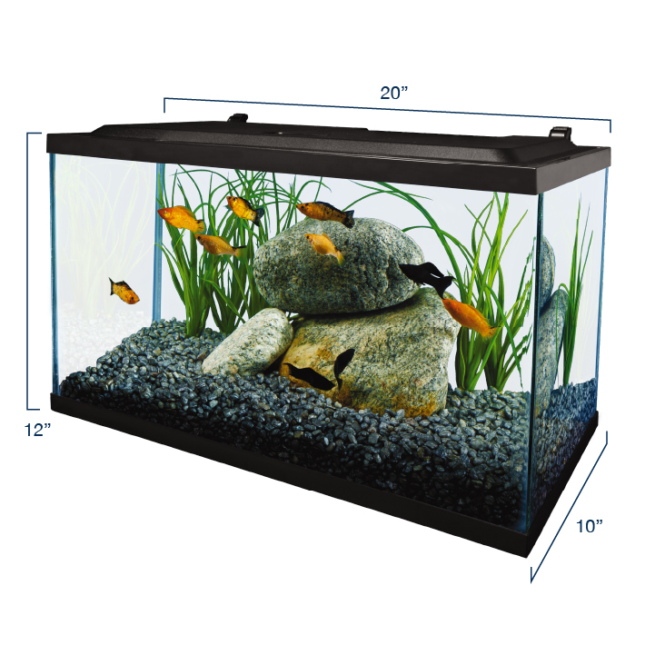 NV33832A Tetra Complete LED Aquarium Kit 10 Gal Dimensions