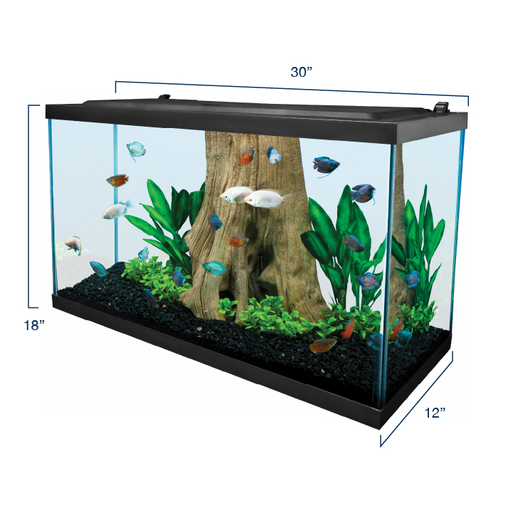 NV33834 Tetra Complete LED Aquarium Kit 29 Gal Dimensions