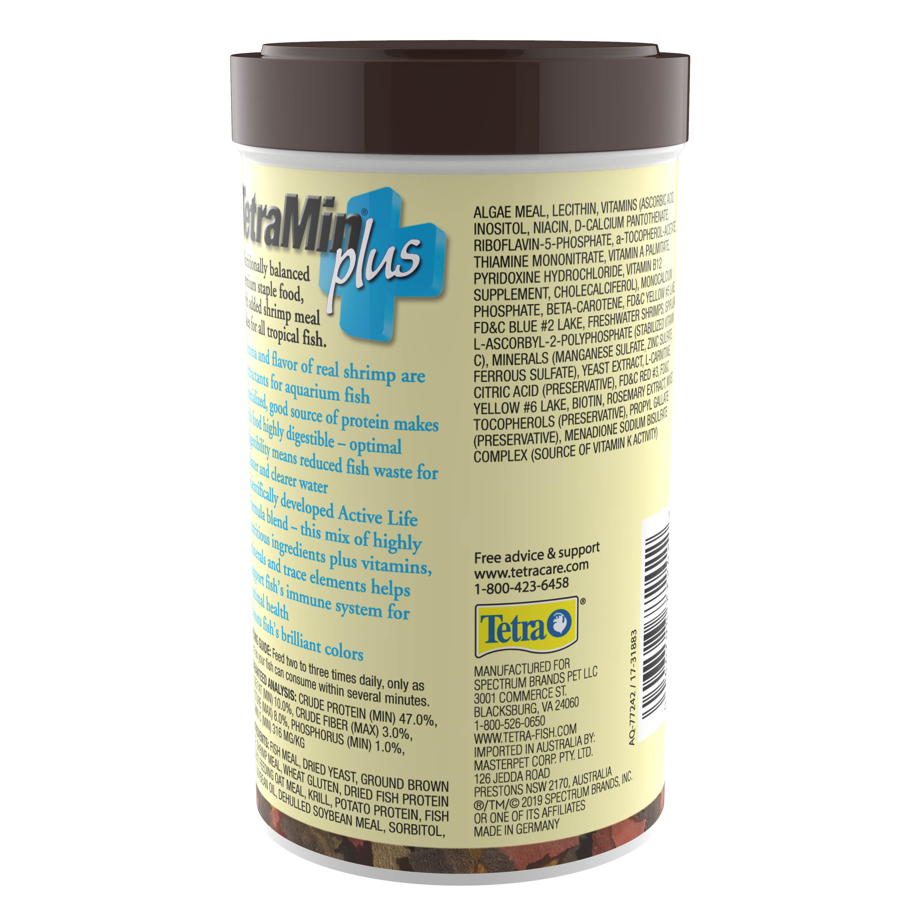 TetraMin Plus Tropical Flakes back