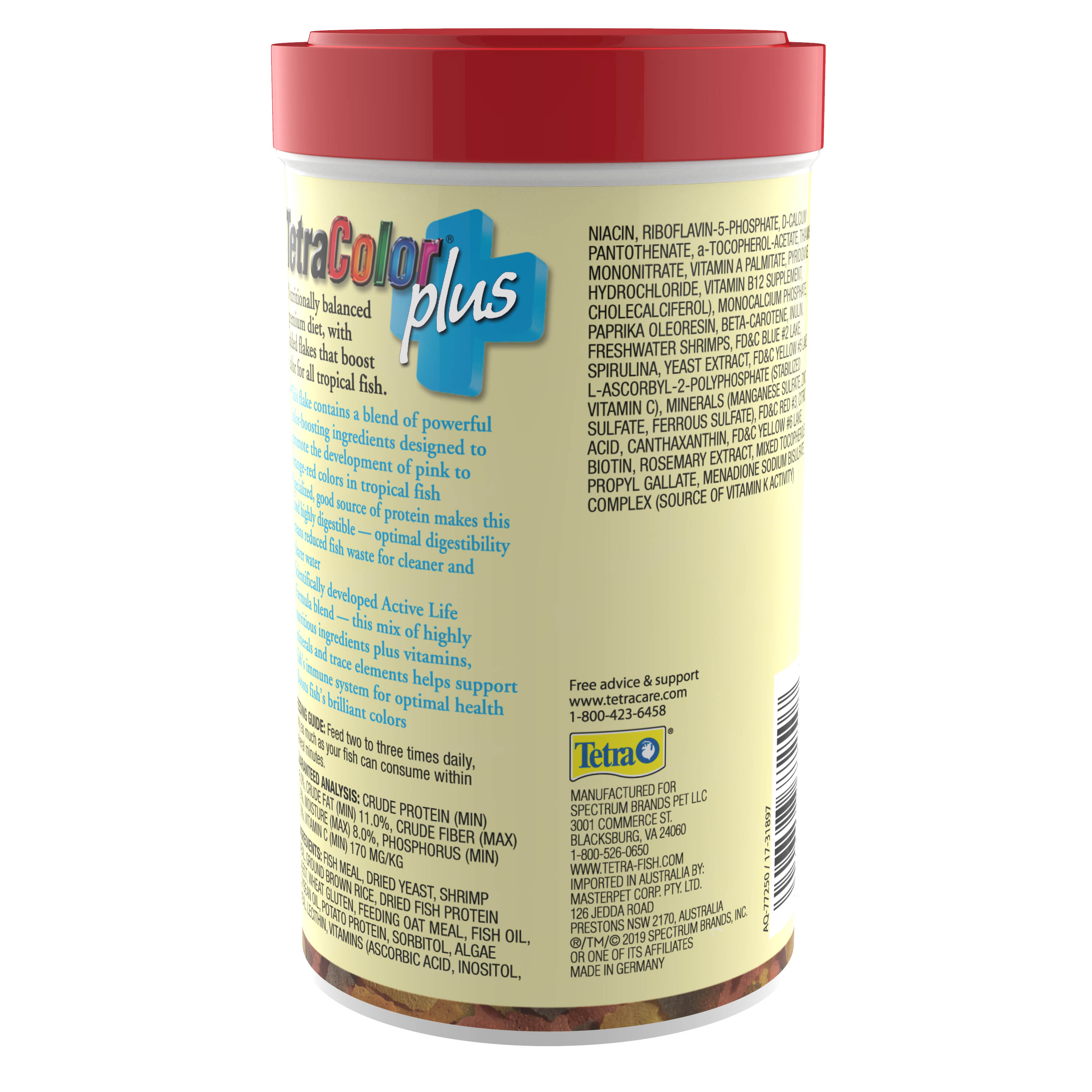 TetraColor Plus Tropical Flakes back