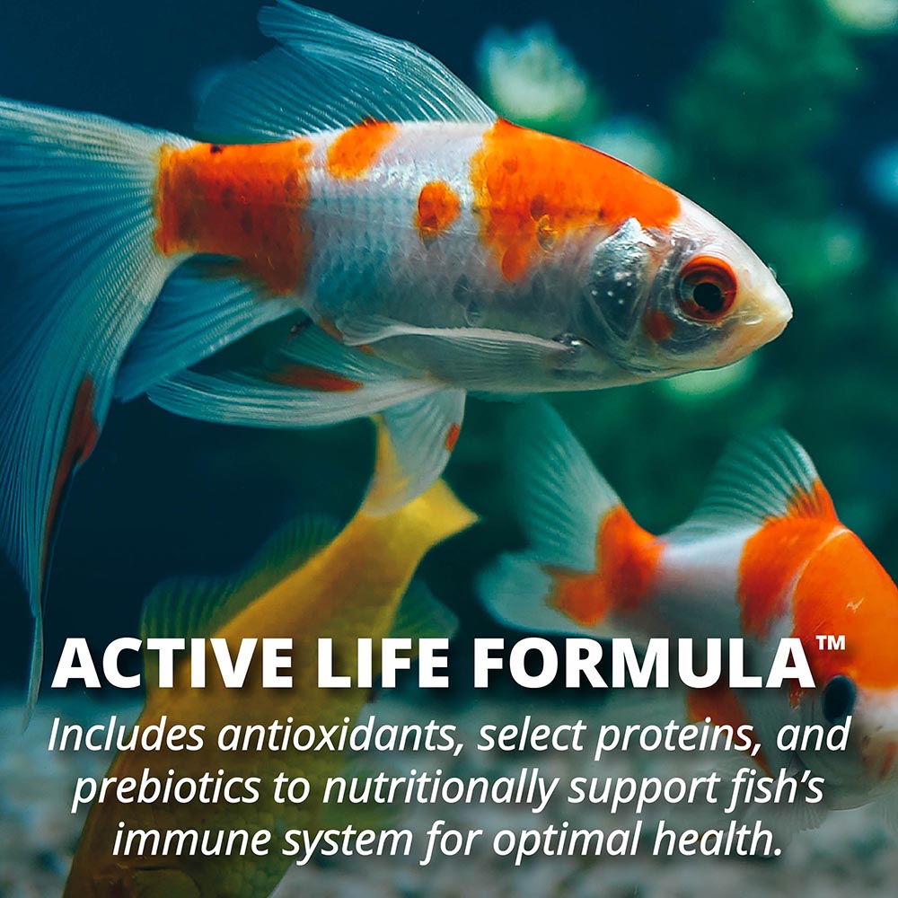 AQ-78328-1 Tetra Goldfish Select Goldfish Flakes 1 Ounce, Premium Staple Food For All Goldfish - Active Life Formula