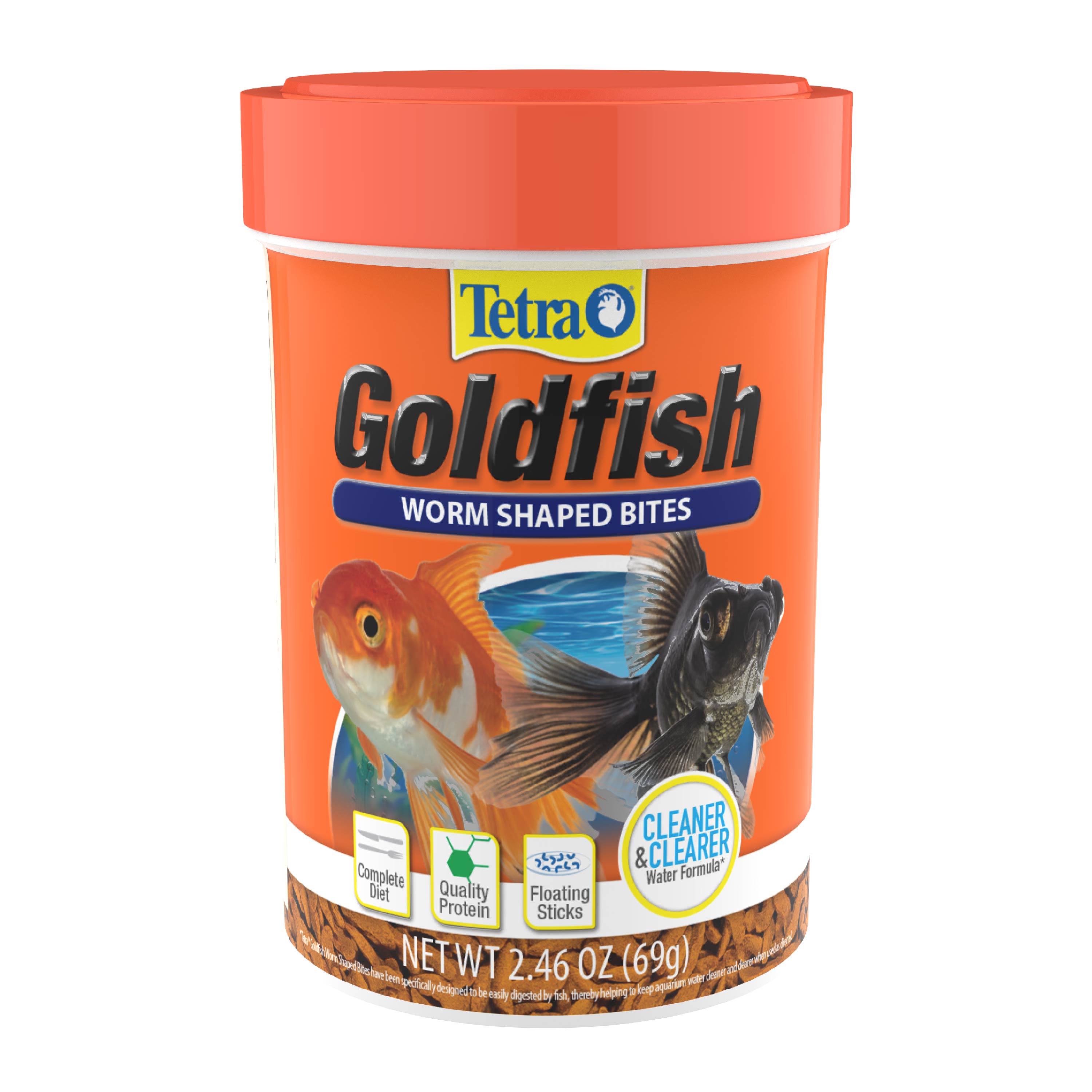 AQ78587 Tetra Goldfish Worm Shaped Bites Front