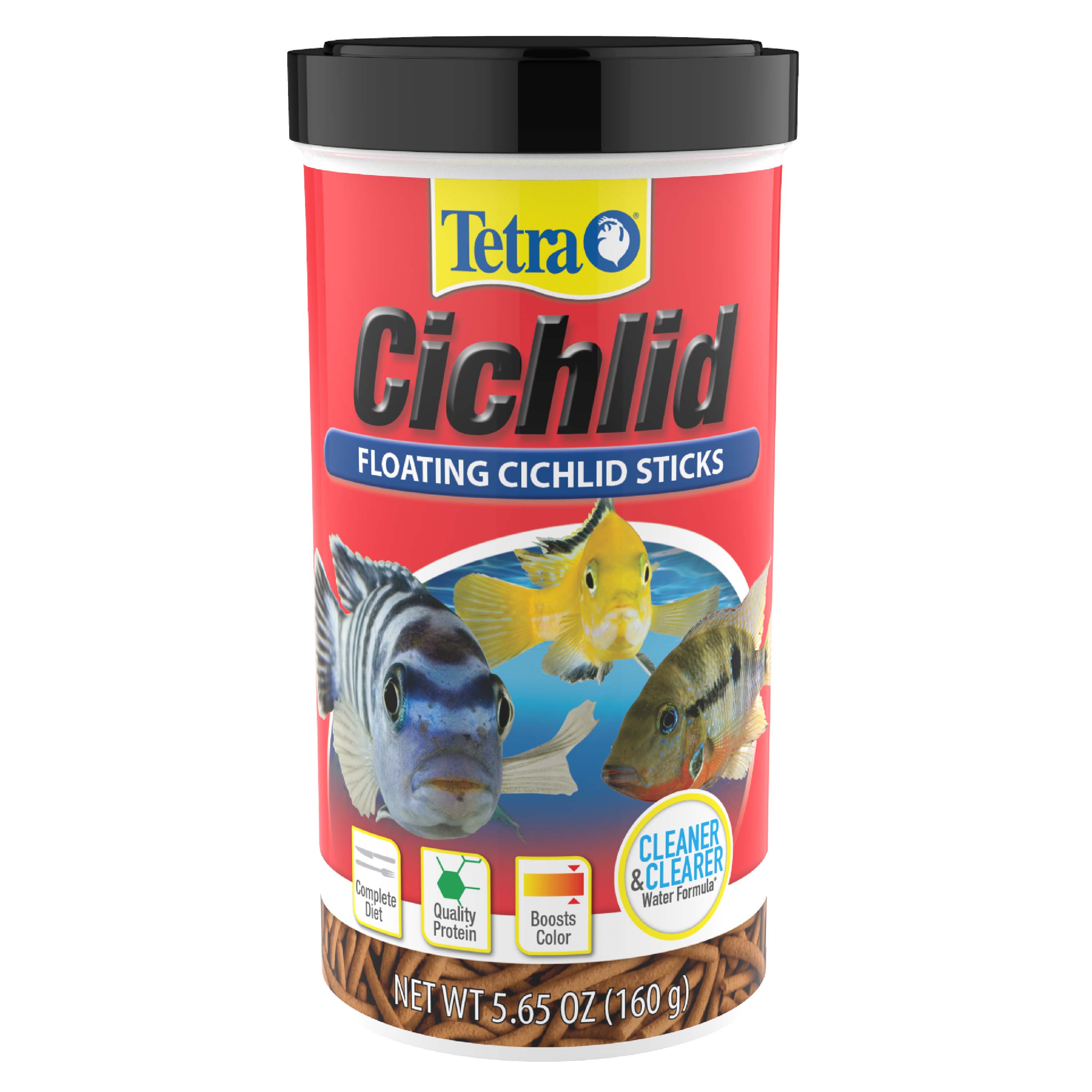 AQ-16250 TetraCichlid™ Floating Cichlid Pellets - Front Render