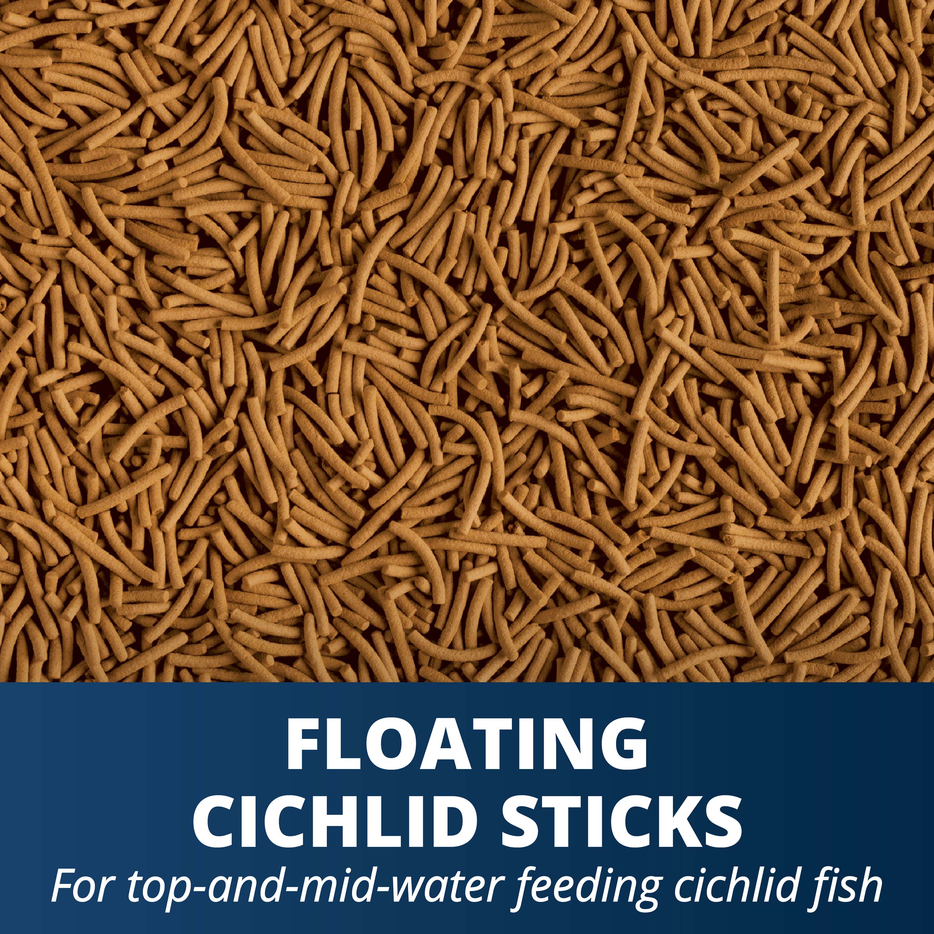 AQ-16250 TetraCichlid™ Floating Cichlid Pellets - Floating Cichlid Sticks