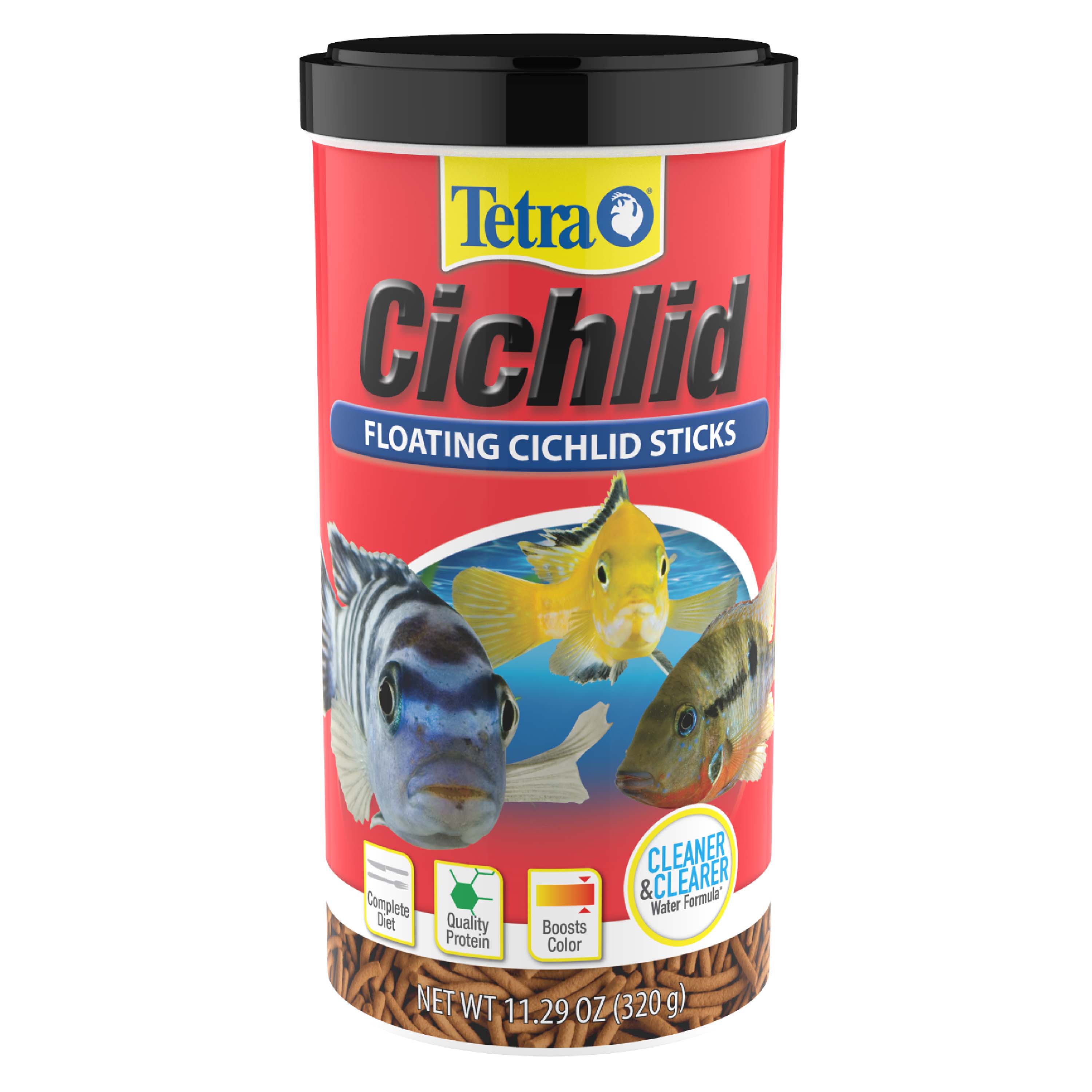 AQ-16350 TetraCichlid™ Floating Cichlid Pellets - Front Render