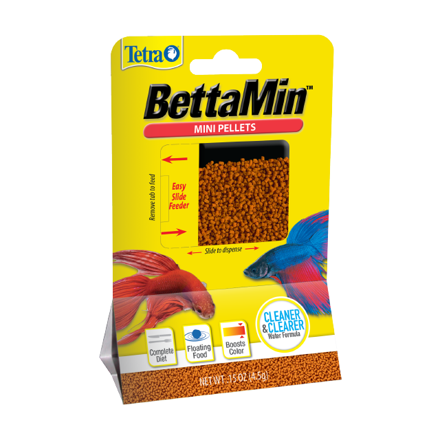 Tetra BettaMin Mini Pellets 1.5 oz Front