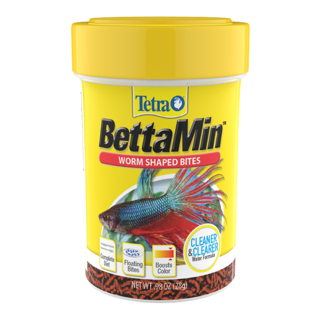 Tetra BettaMin Worm Shaped Bites Front