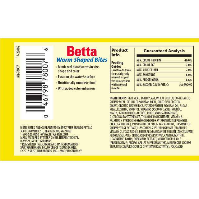 Tetra Betta Worm Shaped Bites Back