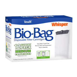 Tetra Whisper Bio-Bag Replacement Cartridges 12 ct Medium Front