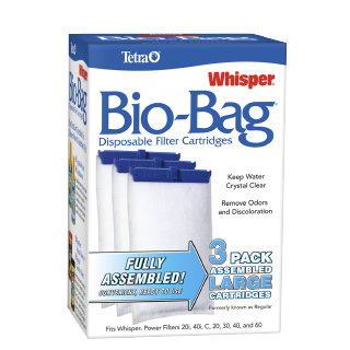 Tetra Whisper Bio-Bag Replacement Cartridges 3 ct Large Front