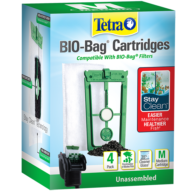 Tetra Whisper Bio-Bag Cartridges with Stay Clean Technology 4 ct Medium Front