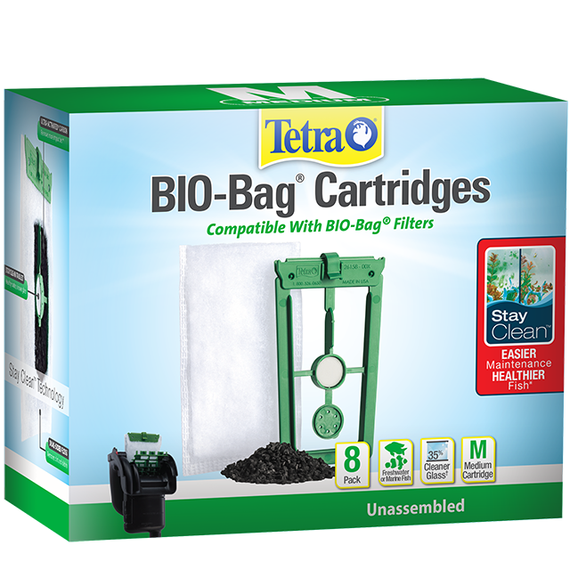 Tetra Whisper Bio-Bag Cartridges with Stay Clean Technology 8 ct Medium Front