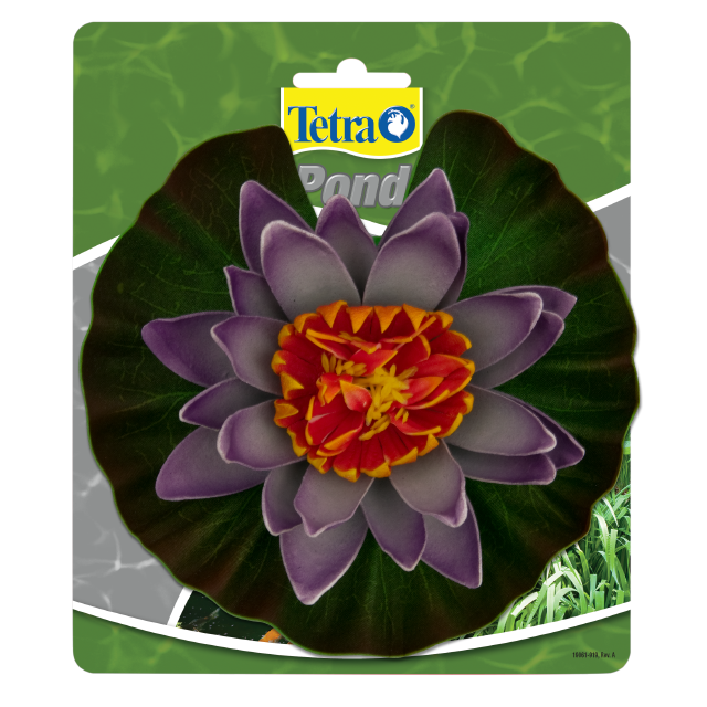 Tetra Pond Plastic Lily Assortment Purple Front