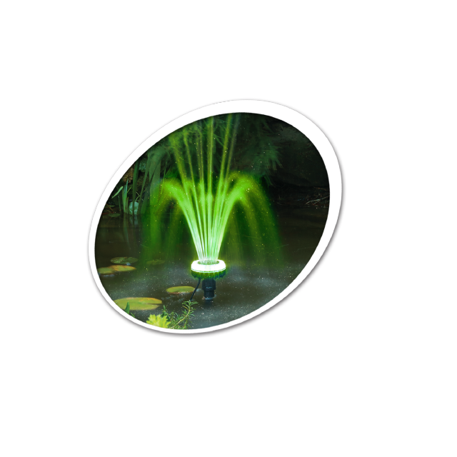Tetra Pond LED Fountain Light Set with Remote Green Light Mode
