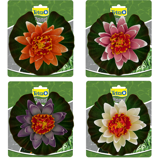 Tetra Pond Plastic Lily Assortment Set Front