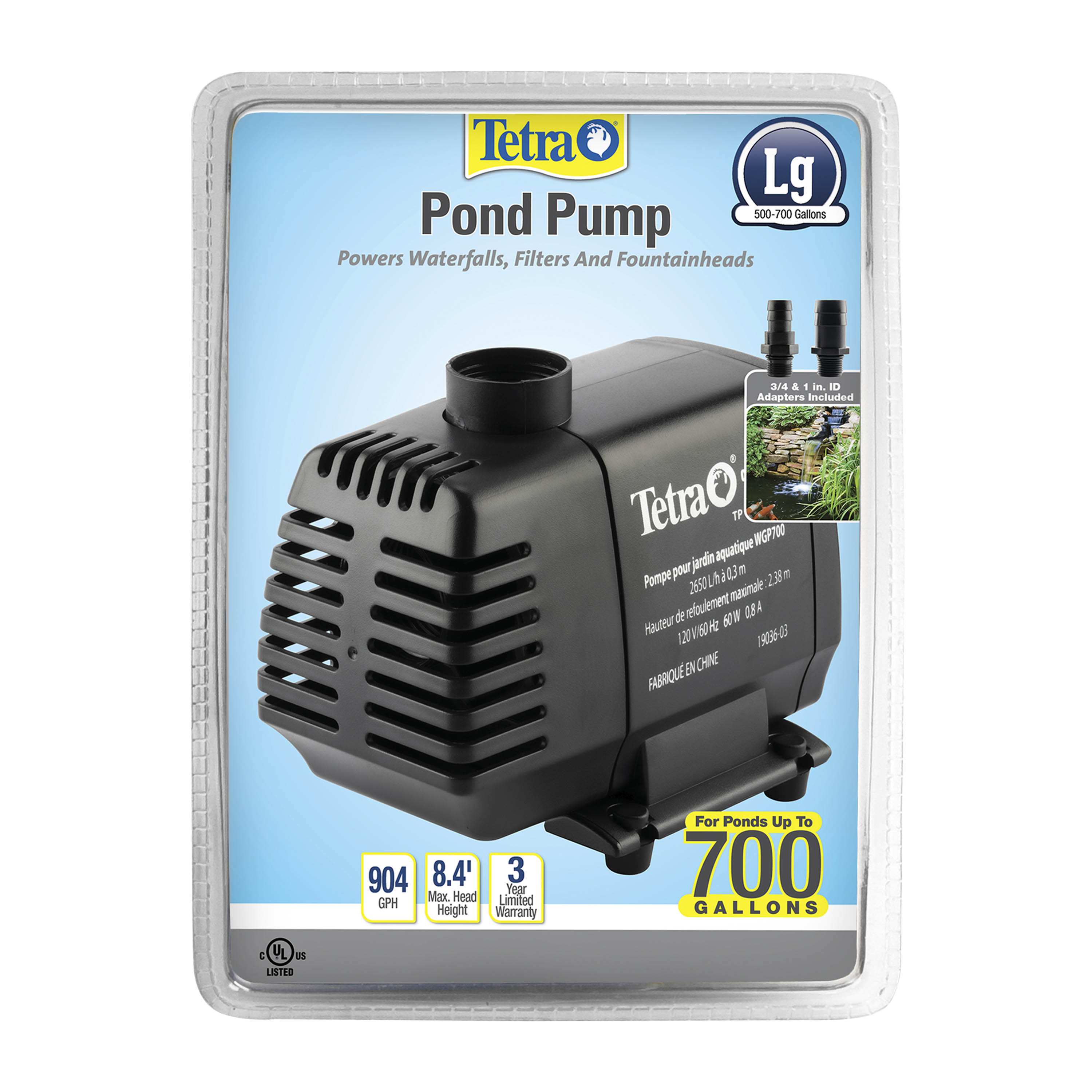 Water Garden Pond Pump - 700 (GPH)