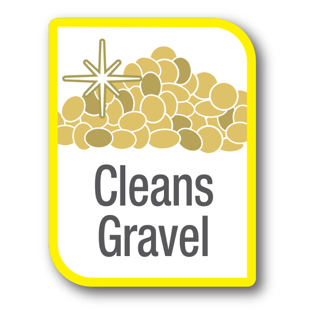 Cleans Gravel Icon