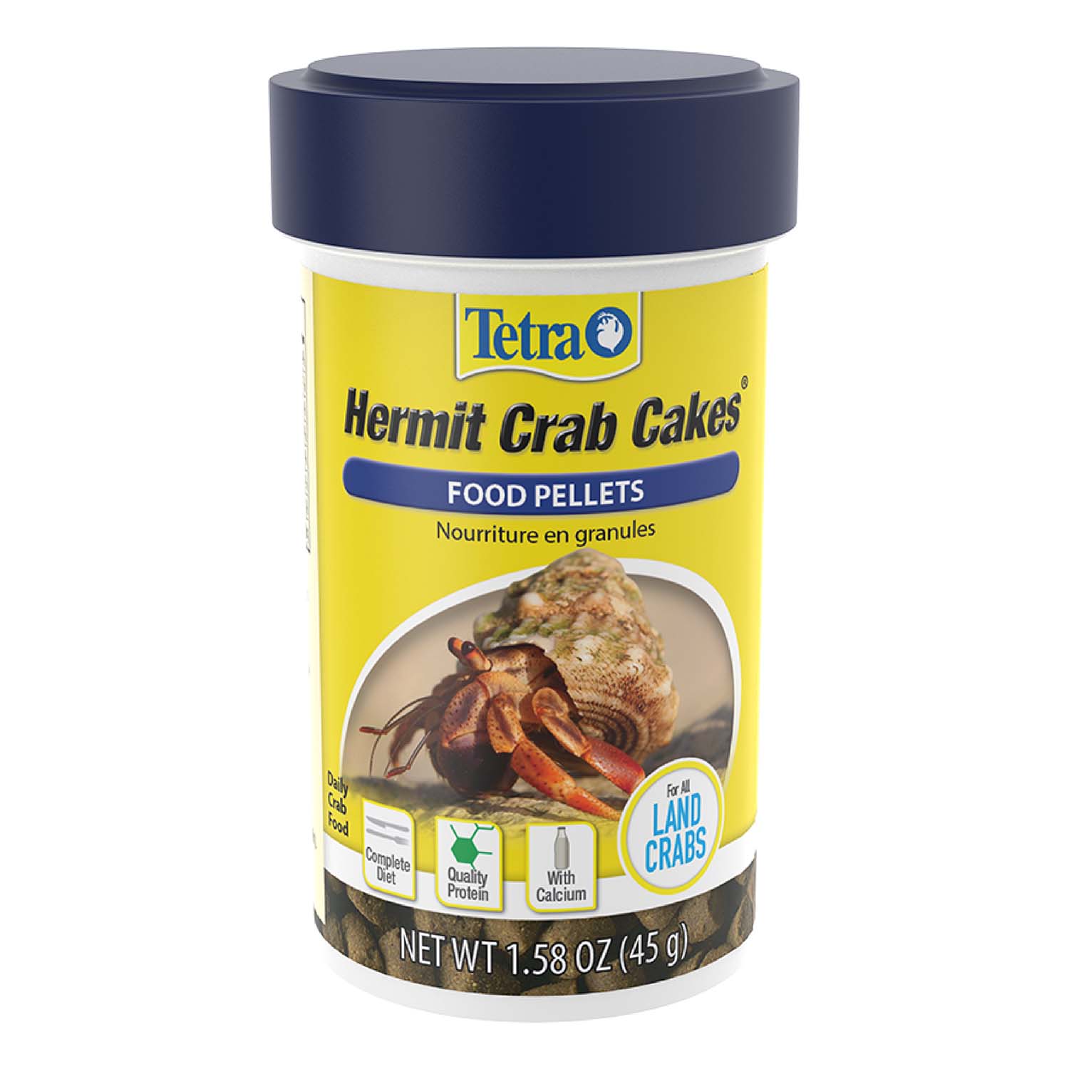 Tetra Hermit Crab Cakes Food Pellets Front Render