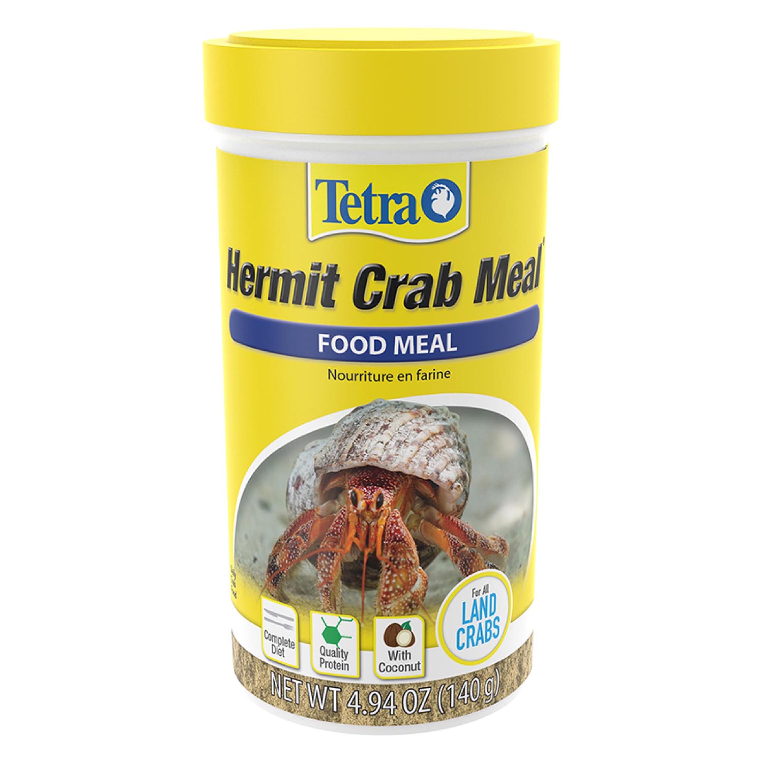 Tetra Hermit Crab Meal Food Front Render