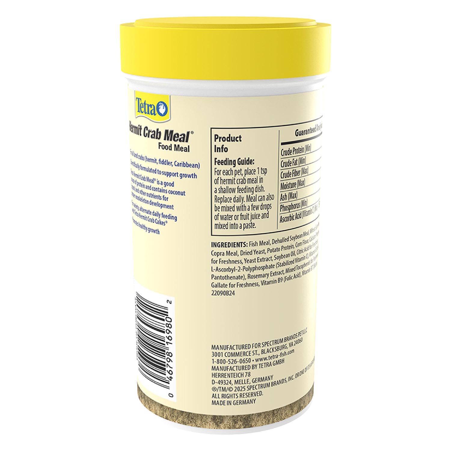 Tetra Hermit Crab Meal Food Back Render