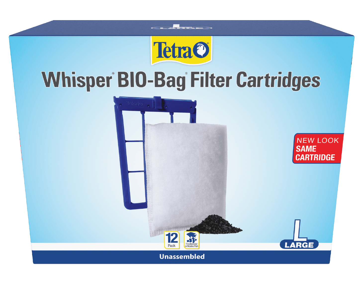 Cartuchos de Repuesto Whisper® Bio-Bag® (Sin Ensamblar) Large 12 ct Front