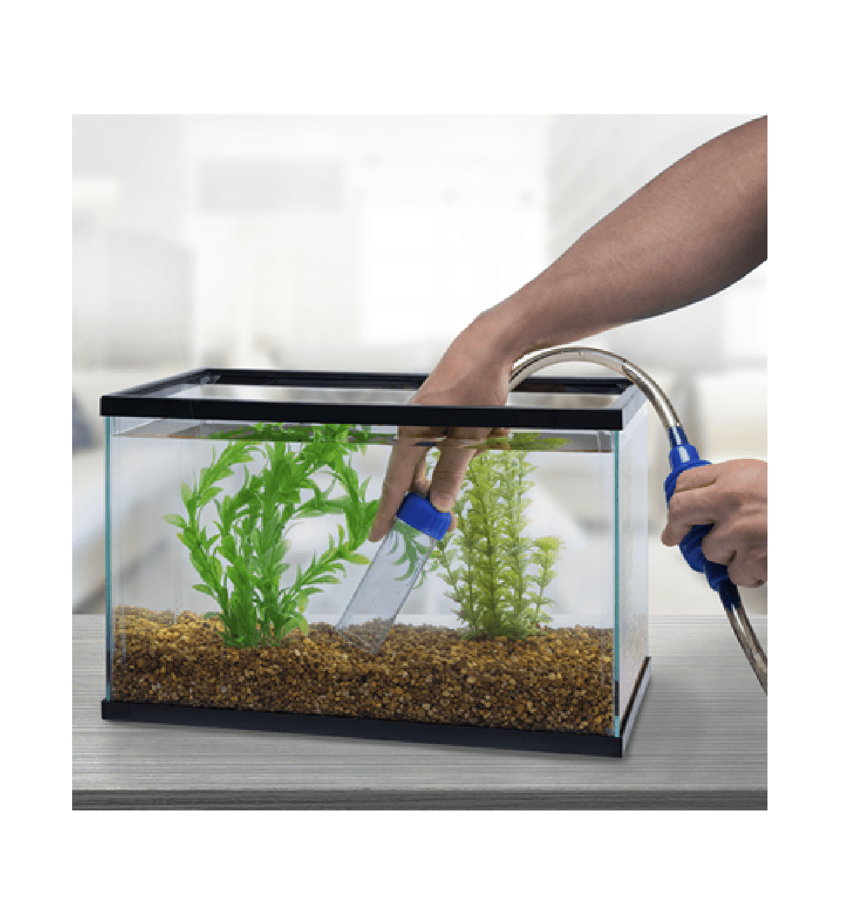 Limpiador de Agua In Use