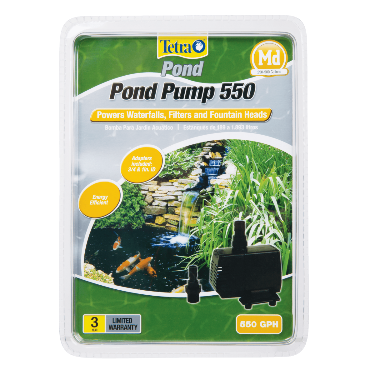 Bomba de Agua para Fuente de Jardín Md Front