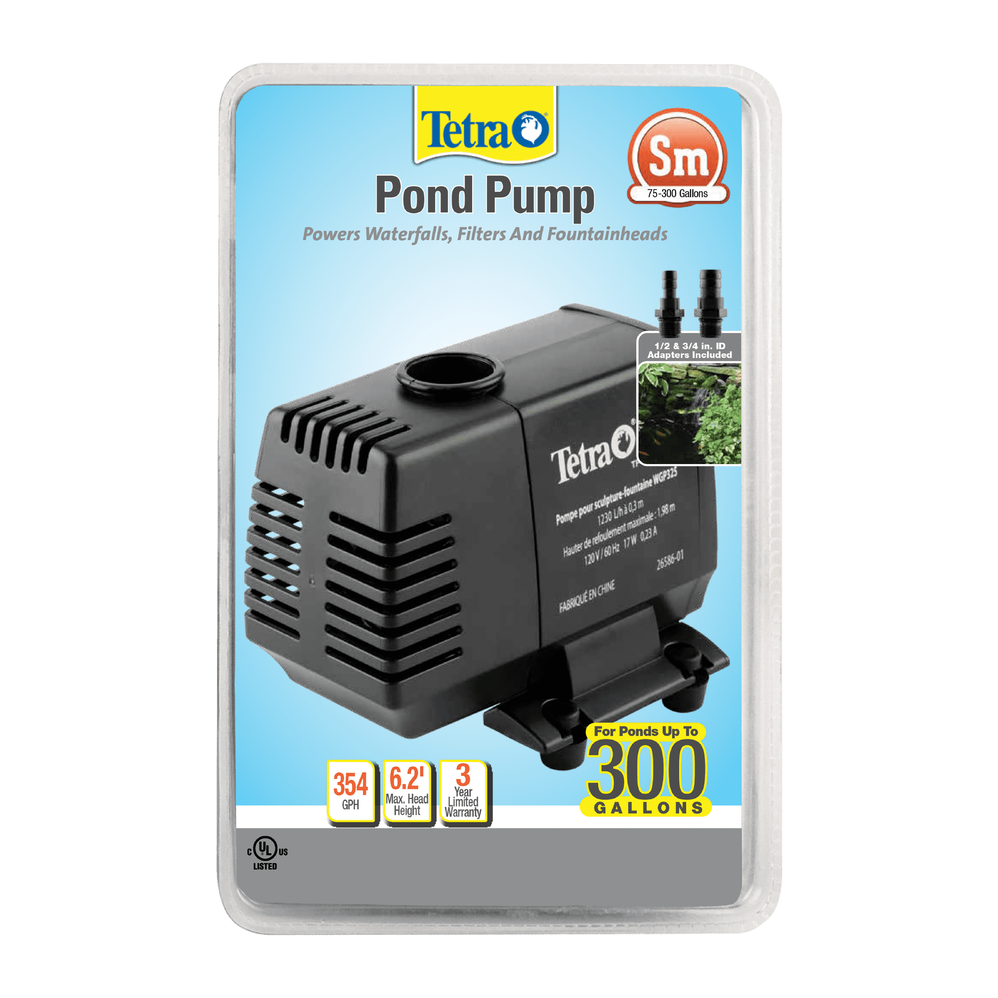 Bomba de Agua para Fuente de Jardín Front