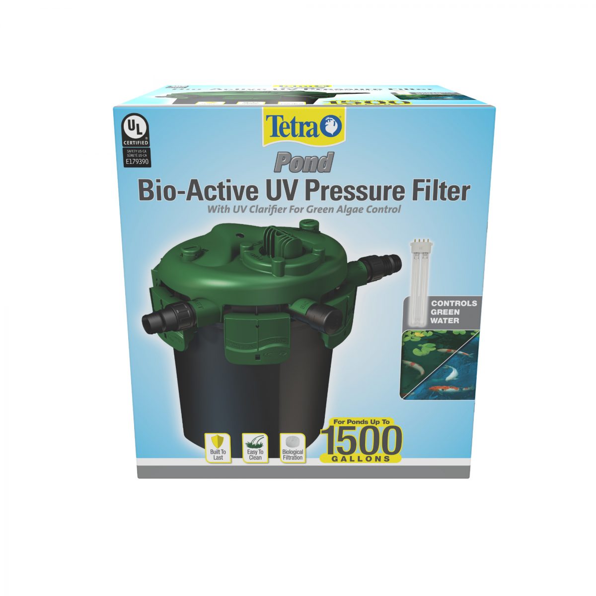 Filtro de Presión Bio-Active UV 1500 gal Front