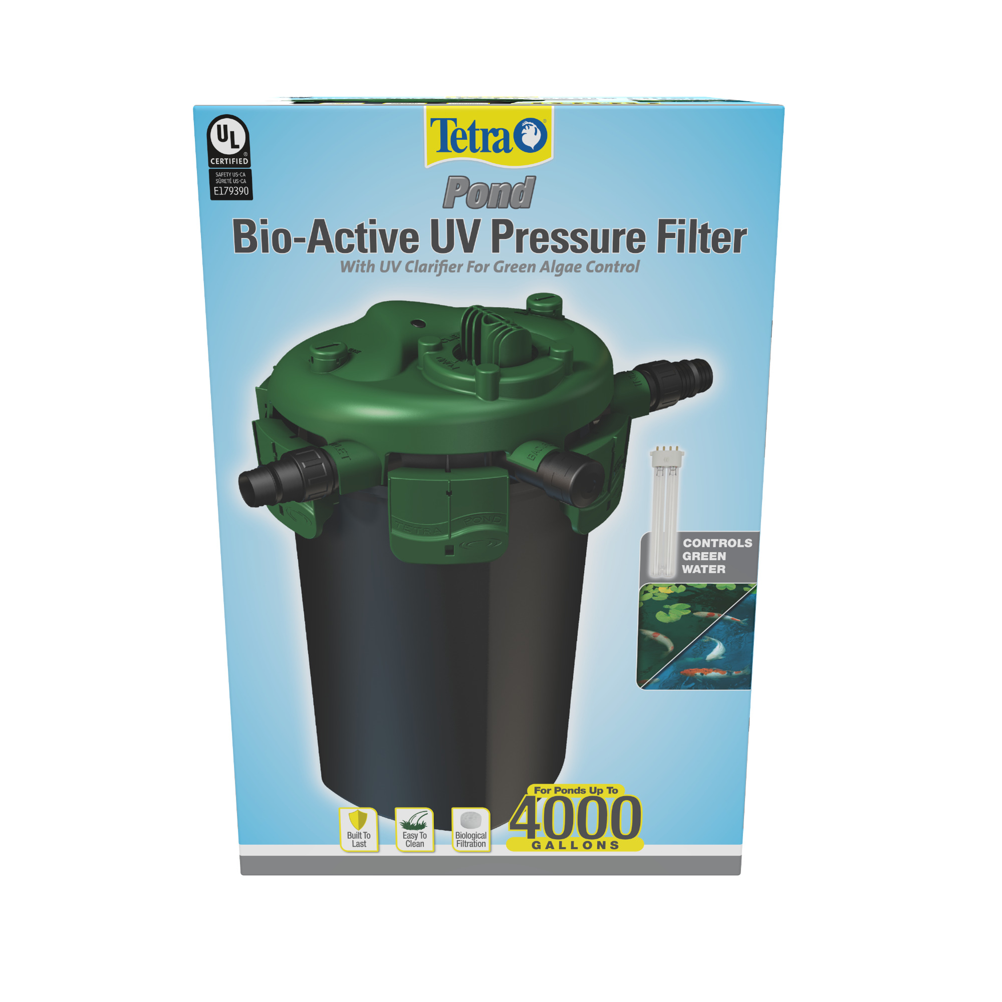 Filtro de Presión Bio-Active UV 4000 gal Front