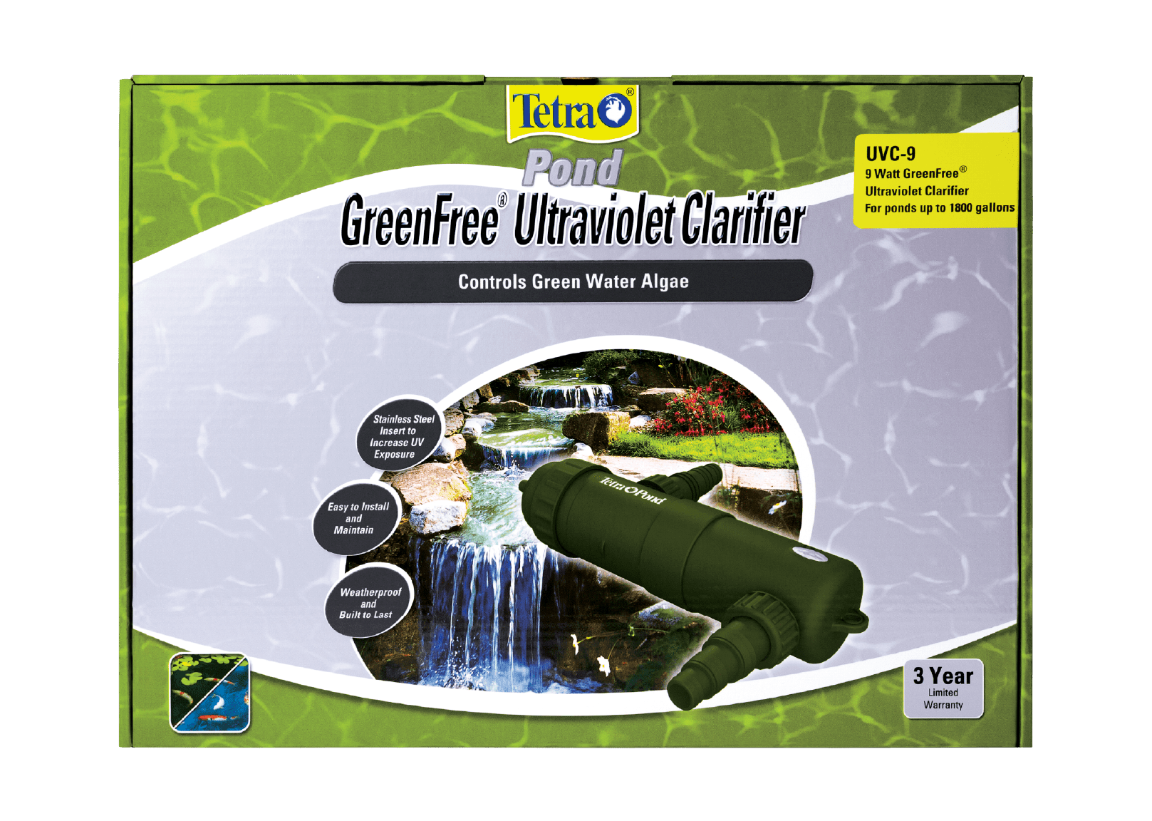 Aclarador GreenFree UV 9 watt Front